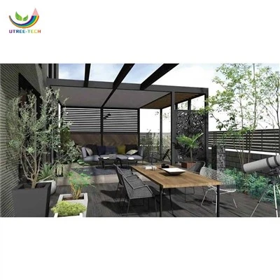 Aluminijasta vrtna pergola